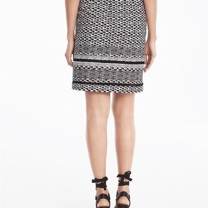 White House Black Market Safari Print Skirt Size 2
